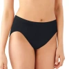 Bali Comfort Revolution Womens Average + Full Figure Seamless High Cut Panty 303j In Black