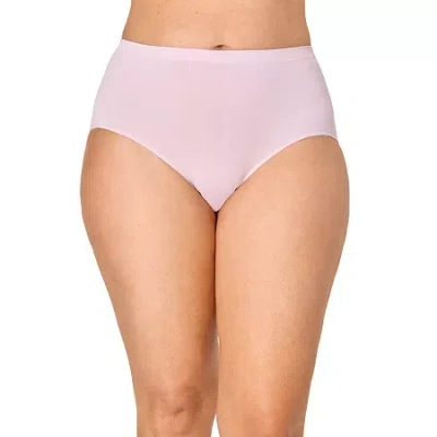 Bali Comfort Revolution Womens Seamless Cooling Brief Panty 803j In Pink