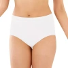 Bali Comfort Revolution Womens Seamless Cooling Brief Panty 803j In White