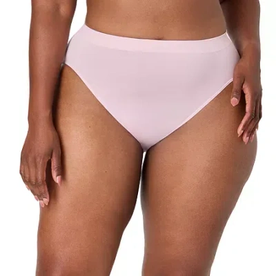 Bali Comfort Revolution Womens Seamless High Cut Panty 303j In Pink
