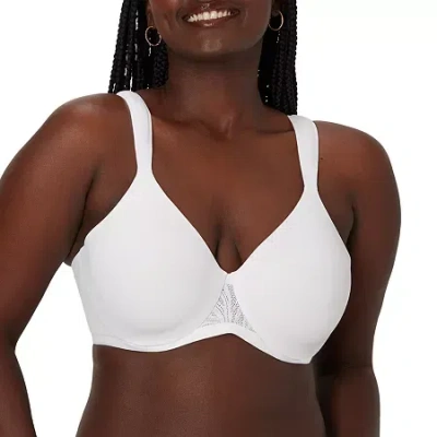 Bali Coolest Smoothing T-shirt Full Coverage Bra Df4580 In White