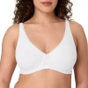 Bali Cotton Collection Underwire Bra Df8131 In White