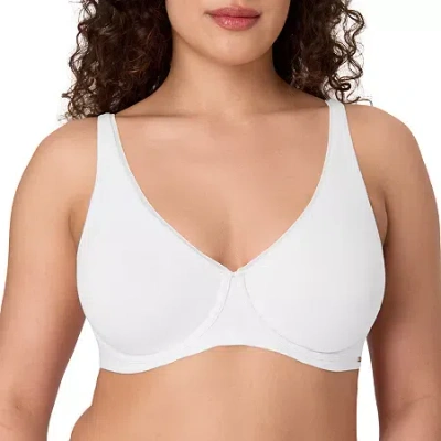 Bali Cotton Collection Underwire Bra Df8131 In White