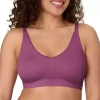 Bali Cotton Collection Wireless Bra Df8130 In Purple