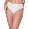 Bali Cotton Womens High Cut Panty Dflehc In White
