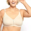 Bali Double Support Cotton Wireless Full Coverage Bra 3036 In Sand