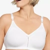 Bali Double Support Cotton Wireless Full Coverage Bra 3036 In White