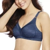 Bali Double Support Spa Closure Comfort-u Back Wireless Full Coverage Bra 3372 In Blue