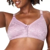 Bali Double Support Spa Closure Comfort-u Back Wireless Full Coverage Bra 3372 In Purple