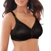 Bali Double Support Wireless Full Coverage Bra 3820 In Black