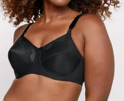 BALI FLOWER UNDERWIRE BRA IN BLACK