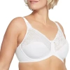 Bali Lilyette Comfort Lace Full Coverage Underwire Minimizer Bra Ly0428 In White