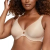 Bali Lilyette Into Comfort Keyhole Full Coverage Plunge Underwire Minimizer Bra 0904 In Sand