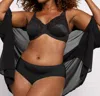 Bali Lilyette Minimizer Comfort Lace Underwire Bra In Black In Black