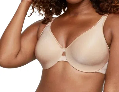 Bali Lilyette Minimizer Plunge Into Comfort Keyhole Underwire Bra In Taupe In Multi