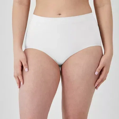 Bali One Smooth U All Over Smoothing Brief Panties Df2361 In White