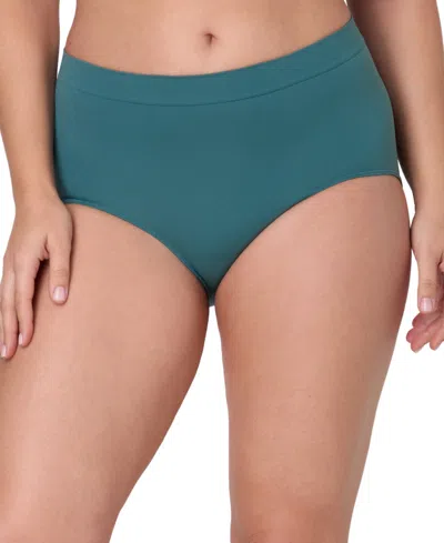 Bali One Smooth U All Over Smoothing Brief Underwear 2361 In Green