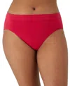 Bali One Smooth U All-over Smoothing Hi Cut Brief Underwear 2362 In Scarlet Be