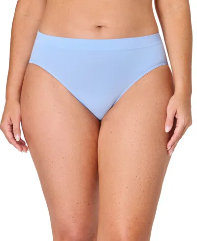 Bali One Smooth U All-over Smoothing Hi Cut Brief Underwear 2362 In Blue