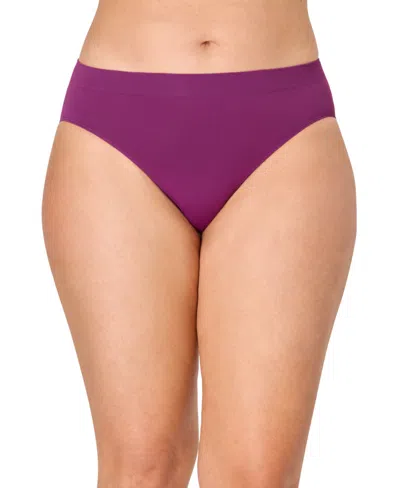 Bali One Smooth U All-over Smoothing Hi Cut Brief Underwear 2362 In Purple