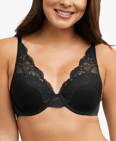 Bali One Smooth U Confort Stretch Lace Uw Df0084 In Black