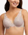 Bali One Smooth U Confort Stretch Lace Uw Df0084 In Evening Blush