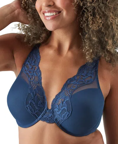 Bali One Smooth U Comfort Stretch Lace Uw Df0084 In In The Navy