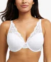 Bali One Smooth U Confort Stretch Lace Uw Df0084 In White