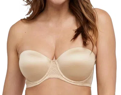 Bali One Smooth U Stay In Place Strapless Bra In Taupe In Neutral
