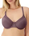 Bali Breathe Lace Bra In Currant Purple