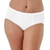 Bali One Smooth U Womens Average + Full Figure Brief Panty Dfmebf In White