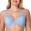 Bali One Smooth You Underwire Full Coverage Bra Df0084 In Blue