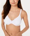 Bali Passion For Comfort 2-ply Seamless Underwire Bra 3383 In Lilac Rose Print
