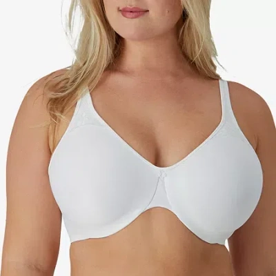 Bali Passion For Comfort Seamless Full Coverage Underwire Minimizer Bra 3385 In White