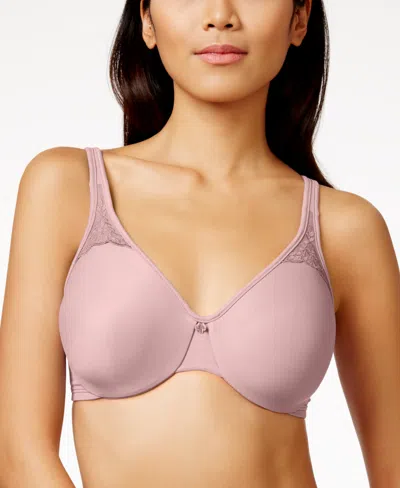 Bali Passion For Comfort Seamless Underwire Minimizer Bra 3385 In Hush Pink