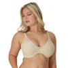 Bali Passion For Comfort Seamless Underwire Minimizer Bra 3385 In Nude
