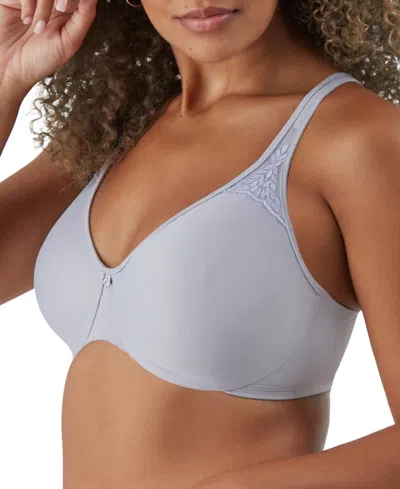 Bali Passion For Comfort Seamless Underwire Minimizer Bra 3385 In Smoked Lilac