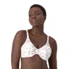 Bali Passion For Comfort Seamless Underwire Minimizer Bra 3385 In White