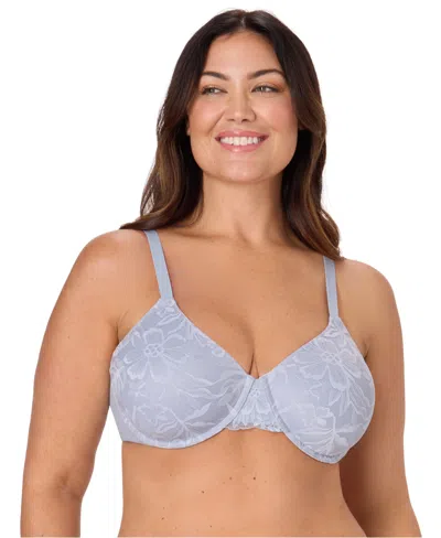 Bali Plus Size Breathe Medium Underwire Full Coverage T-shirt Bra In Silver