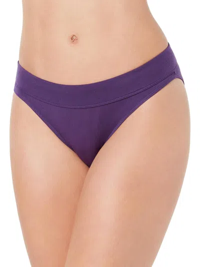 Bali Plus Womens Underwear Soft Bikini Panty In Purple