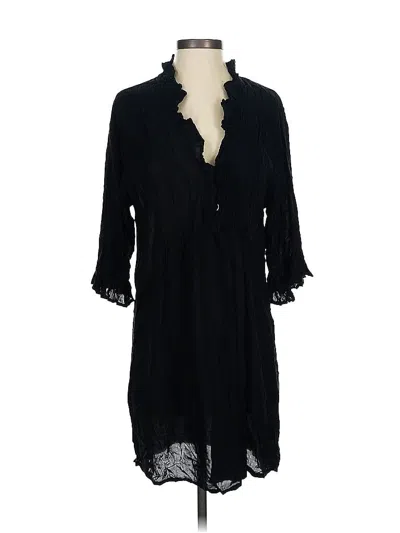 Pre-owned Bali Queen Casual Dress In Black
