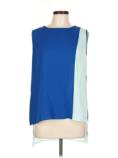 Pre-owned Bali Sleeveless Blouse In Blue