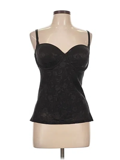 Pre-owned Bali Sleeveless Top Black Sweetheart Neckline Tops