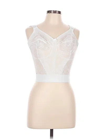 Pre-owned Bali Tank Top Ivory Plunge Neckline Tops