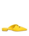 Bali Ē Woman Mules & Clogs Yellow Size 8 Leather In Yellow
