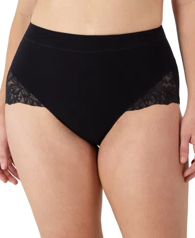 Bali Women's Breathe 2-pack Shaping Brief Underwear Dfs116 In Black Lace