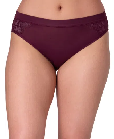 Bali Women's Breathe Lace High-cut Underwear Dfcmhh In Red