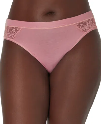 Bali Women's Breathe Lace High-cut Underwear Dfcmhh In Rose Tea