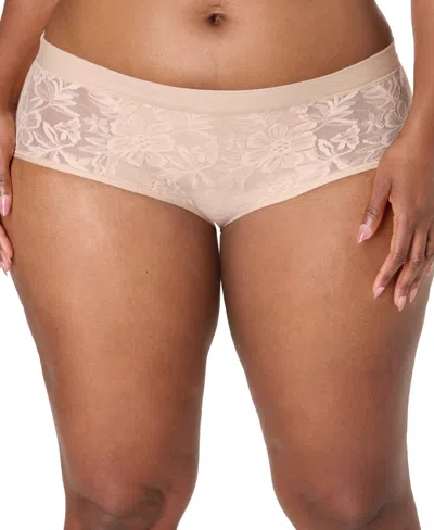 Bali Women's Breathe Lace Hipster Underwear In Pink