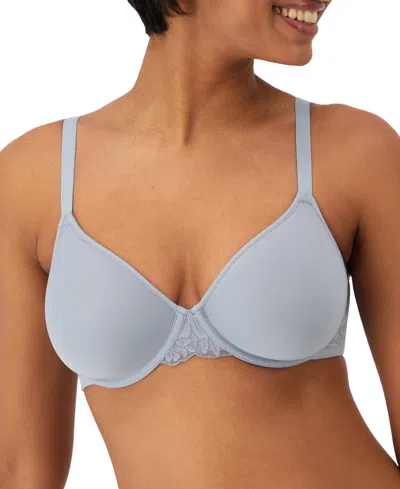 Bali Women's Breathe Lightweight T-shirt Bra Df7592 In Silver Satin